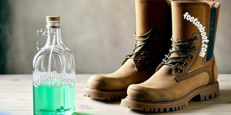 Wash the boots in a soda and vinegar solution